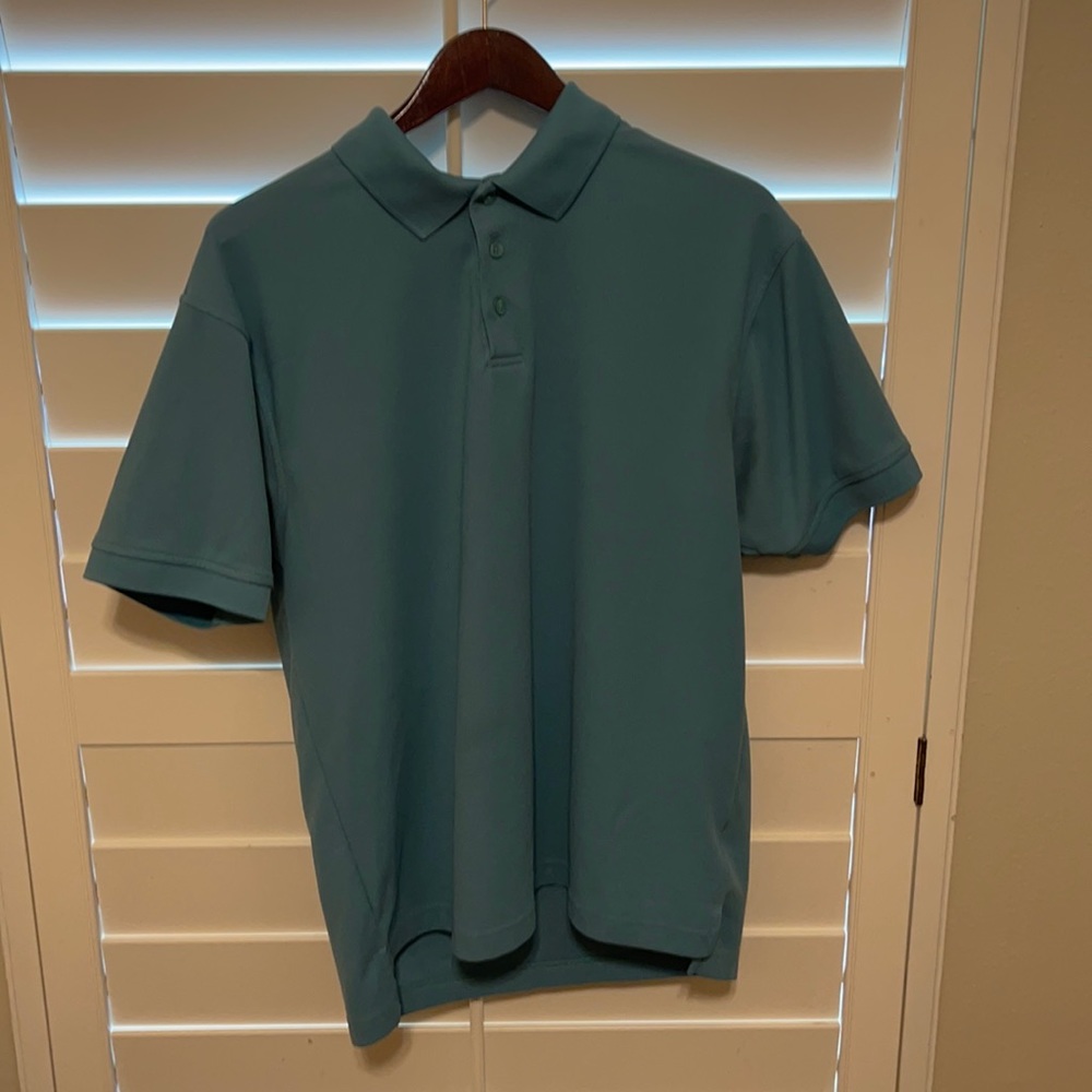 Large red head polo